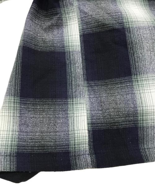 CalTop（キャルトップ）CalTop (キャルトップ) オンブレチェックシャツ パープル サイズ:Mの古着・服飾アイテム