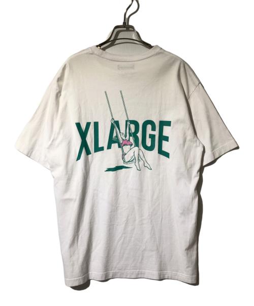 X-LARGE（エクストララージ）X-LARGE (エクストララージ) プリントTシャツ ホワイト サイズ:Ｌの古着・服飾アイテム