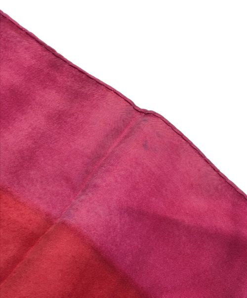 LOUIS VUITTON（ルイ ヴィトン）LOUIS VUITTON (ルイ ヴィトン) シルク大判スカーフ レッドの古着・服飾アイテム