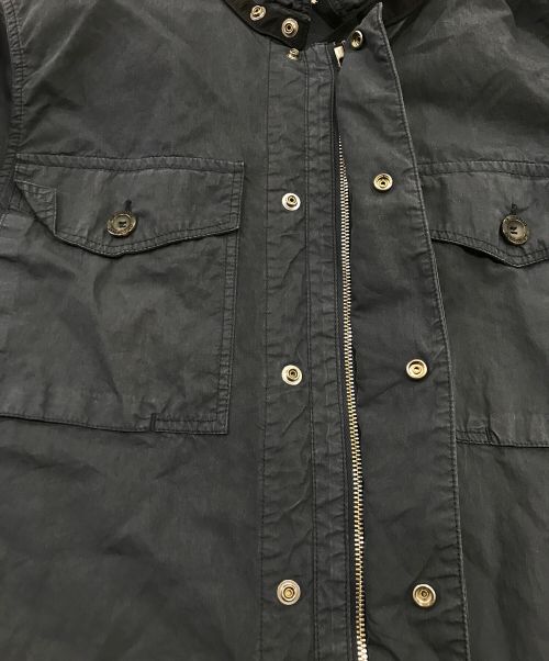 C.P COMPANY（シーピーカンパニー）C.P COMPANY (シーピーカンパニー) コットンナイロン-ジップアップブルゾン ネイビー サイズ:Sの古着・服飾アイテム