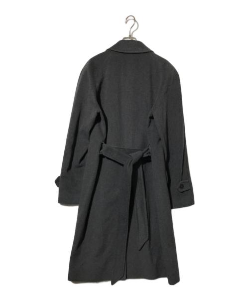 TAGLIATORE（タリアトーレ）TAGLIATORE (タリアトーレ) LARS-カシミヤブレンドロングコート チャコールグレー サイズ:48の古着・服飾アイテム