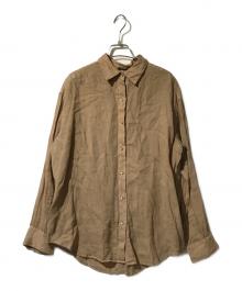 Loungedress（ラウンジドレス）の古着「リネンシャツ」｜ベージュ