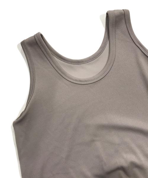Plage（プラージュ）Plage (プラージュ) リブタンクワンピース ベージュ サイズ:Sの古着・服飾アイテム