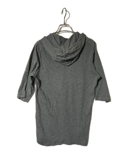 STONE ISLAND（ストーンアイランド）STONE ISLAND (ストーンアイランド) フーテッドSSカットソー グレー サイズ:Sの古着・服飾アイテム