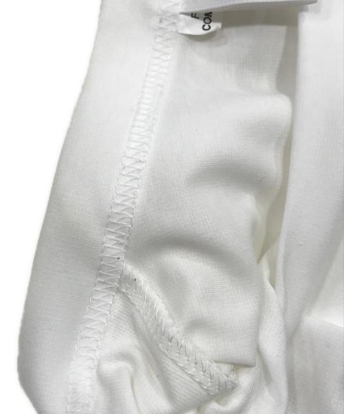 noir kei ninomiya（ノワール ケイ ニノミヤ）noir kei ninomiya (ノワール ケイ ニノミヤ) バックフリルデザインTシャツ ホワイト サイズ:Sの古着・服飾アイテム