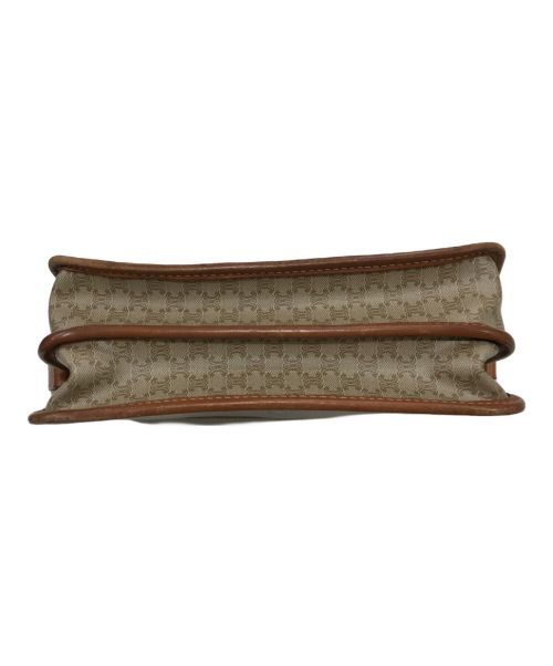 CELINE（セリーヌ）CELINE (セリーヌ) マカダムレザーバッグ ベージュの古着・服飾アイテム