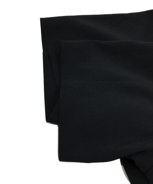 Lui's（ルイス）Lui's (ルイス) ウォッシャブルハーフスリーブ ダブルジャケット ブラック サイズ:Ｓの古着・服飾アイテム