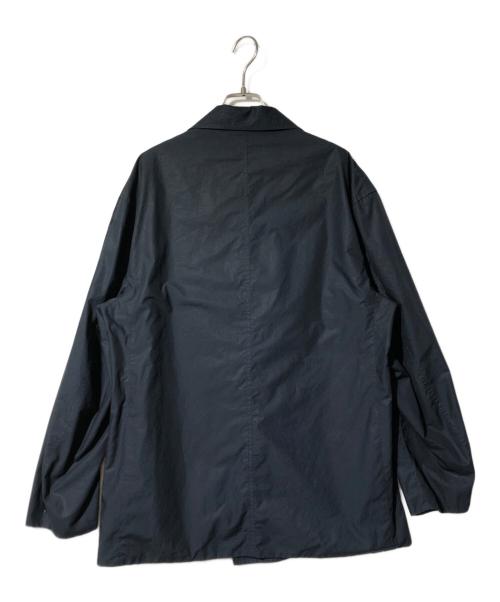 TOMORROW LAND（トゥモローランド）TOMORROW LAND (トゥモローランド) スーピマコットンタイプライター 4Bダブルブレステッドジャケット ブラック サイズ:Mの古着・服飾アイテム