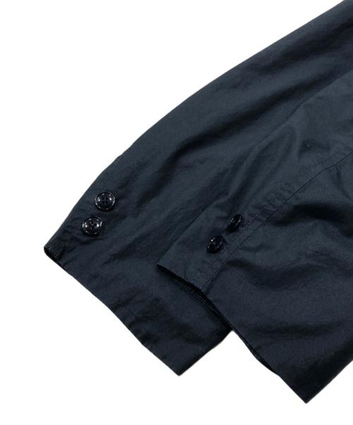 TOMORROW LAND（トゥモローランド）TOMORROW LAND (トゥモローランド) スーピマコットンタイプライター 4Bダブルブレステッドジャケット ブラック サイズ:Mの古着・服飾アイテム