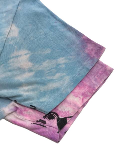 stussy（ステューシー）stussy (ステューシー) タイダイ染めtシャツ ピンク×スカイブルー サイズ:Sの古着・服飾アイテム