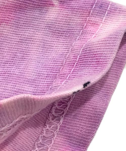 stussy（ステューシー）stussy (ステューシー) タイダイ染めtシャツ ピンク×スカイブルー サイズ:Sの古着・服飾アイテム