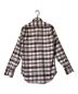 THOM BROWNE. NEW YORK (トムブラウンニューヨーク) チェックシャツ レッド×ホワイト サイズ:2：6000円