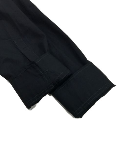 yohji yamamoto+noir（ヨウジヤマモトプリュスノアール）yohji yamamoto+noir (ヨウジヤマモトプリュスノアール) デザインロングスリーブシャツ ブラック サイズ:1の古着・服飾アイテム
