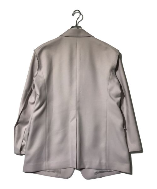 THINGS THAT MATTER（シングスザットマター）THINGS THAT MATTER (シングスザットマター) ECO TWILL TAILOR JACKET ライトピンク サイズ:Fの古着・服飾アイテム