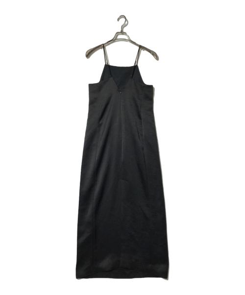 IENA（イエナ）IENA (イエナ) endo.ダブルサテンキャミワンピース ブラック サイズ:FREEの古着・服飾アイテム