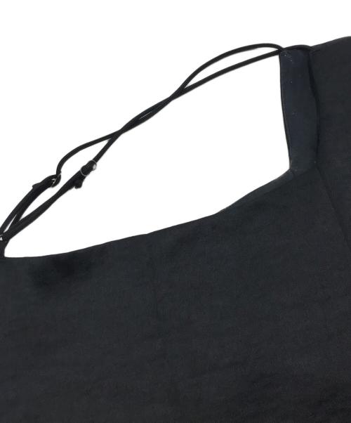 IENA（イエナ）IENA (イエナ) endo.ダブルサテンキャミワンピース ブラック サイズ:FREEの古着・服飾アイテム
