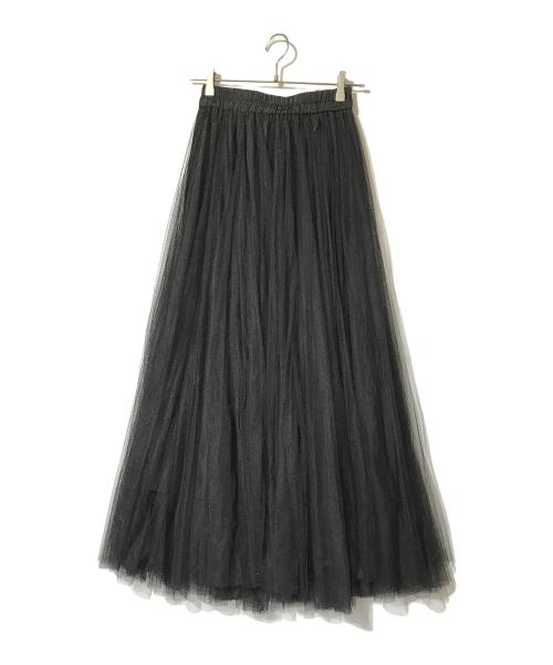 Dignite collier（ディニテ コリエ）Dignite collier (ディニテ コリエ) チュールスカート ブラック サイズ:FREEの古着・服飾アイテム