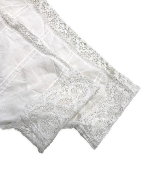 ne quittez pas（ヌキテパ）ne quittez pas (ヌキテパ) Cambric Lace Kurta ホワイト サイズ:表記なしの古着・服飾アイテム