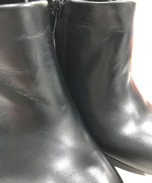 BALENCIAGA（バレンシアガ）BALENCIAGA (バレンシアガ) ヒールレザーブーティー ブラック サイズ:38の古着・服飾アイテム