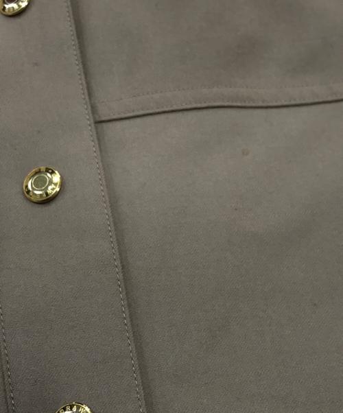 DRAWER（ドゥロワー）Drawer (ドゥロワー) ７分袖ワンピース ベージュ サイズ:36の古着・服飾アイテム