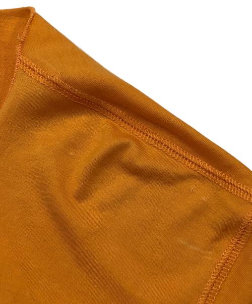 lucien pellat-finet（ルシアン・ペラフィネ）lucien pellat-finet (ルシアン・ペラフィネ) プリントTシャツ オレンジ サイズ:Mの古着・服飾アイテム