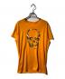 lucien pellat-finet（ルシアン・ペラフィネ）の古着「プリントTシャツ」｜オレンジ