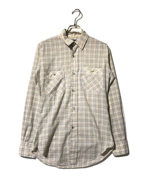 LEVI'S（リーバイス）LEVI'S (リーバイス) ヴィンテージチェックシャツ ベージュ サイズ:Sの古着・服飾アイテム