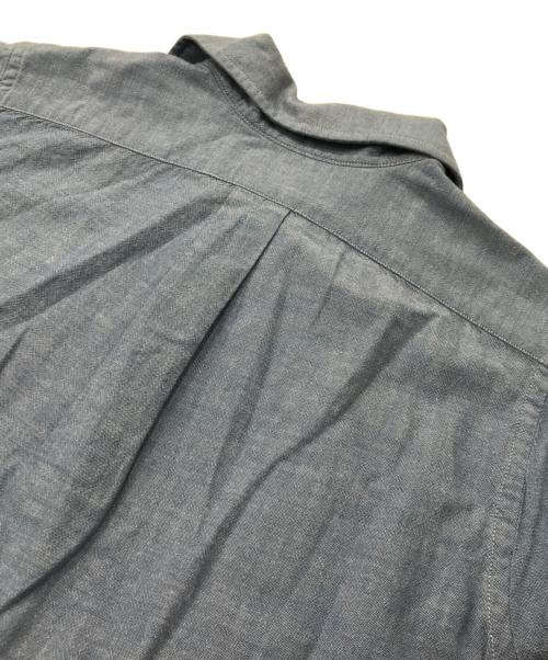 INDIVIDUALIZED SHIRTS（インディビジュアライズドシャツ）INDIVIDUALIZED SHIRTS (インディビジュアライズドシャツ) グランパシャンブレーシャツ ブルー サイズ:141/2-30の古着・服飾アイテム