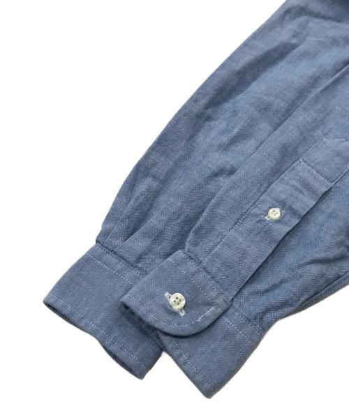 INDIVIDUALIZED SHIRTS（インディビジュアライズドシャツ）INDIVIDUALIZED SHIRTS (インディビジュアライズドシャツ) グランパシャンブレーシャツ ブルー サイズ:141/2-30の古着・服飾アイテム