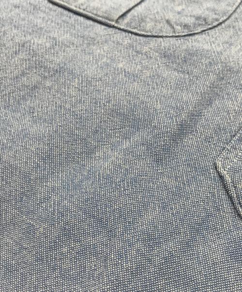 INDIVIDUALIZED SHIRTS（インディビジュアライズドシャツ）INDIVIDUALIZED SHIRTS (インディビジュアライズドシャツ) グランパシャンブレーシャツ ブルー サイズ:141/2-30の古着・服飾アイテム