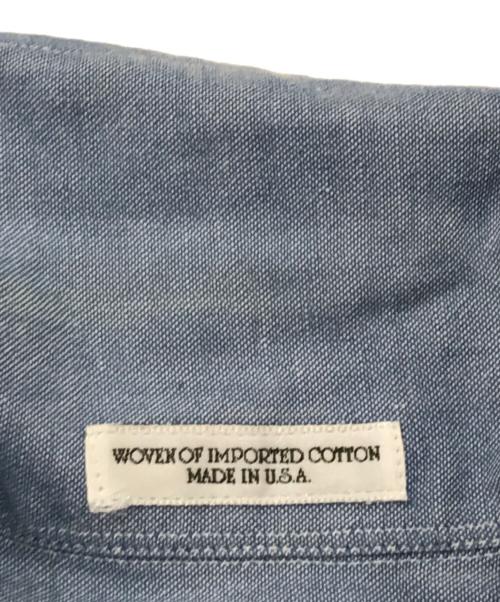 INDIVIDUALIZED SHIRTS（インディビジュアライズドシャツ）INDIVIDUALIZED SHIRTS (インディビジュアライズドシャツ) グランパシャンブレーシャツ ブルー サイズ:141/2-30の古着・服飾アイテム