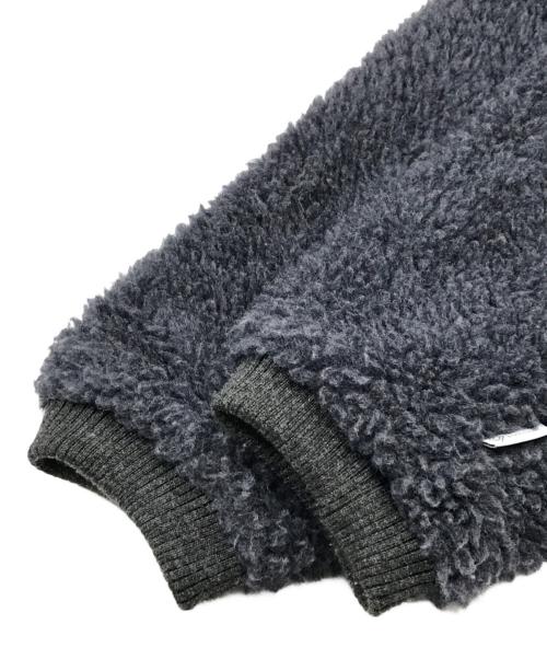 THE NORTHFACE PURPLELABEL（ザ・ノースフェイス パープルレーベル）THE NORTHFACE PURPLELABEL (ザ・ノースフェイス パープルレーベル) Wool Boa WINDSTOPPER Field Cardigan グレー サイズ:Lの古着・服飾アイテム