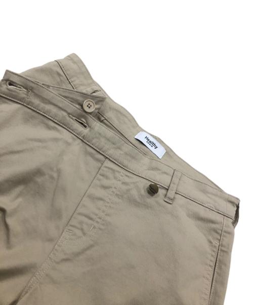 Healthy DENIM（ヘルシーデニム）Healthy DENIM (ヘルシーデニム) 別注 HIP HANG チノパンツ ベージュ サイズ:Mの古着・服飾アイテム
