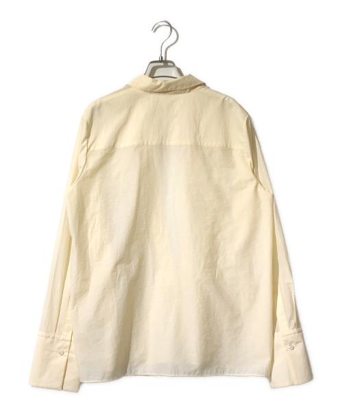 Plage（プラージュ）Plage (プラージュ) ナイロンシアーバンドカラーシャツ アイボリー サイズ:Mの古着・服飾アイテム