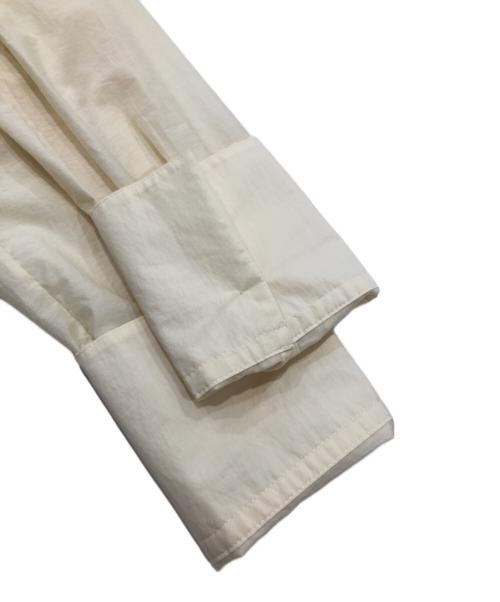 Plage（プラージュ）Plage (プラージュ) ナイロンシアーバンドカラーシャツ アイボリー サイズ:Mの古着・服飾アイテム