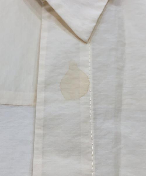 Plage（プラージュ）Plage (プラージュ) ナイロンシアーバンドカラーシャツ アイボリー サイズ:Mの古着・服飾アイテム