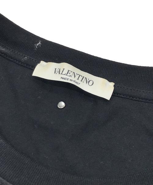 VALENTINO（ヴァレンティノ）VALENTINO (ヴァレンティノ) GOODLOVEラメTシャツ ブラック サイズ:Sの古着・服飾アイテム
