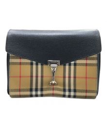 BURBERRY（バーバリー）の古着「LL SM MACKEN DE2 BLACK BK」｜ベージュ×ブラック