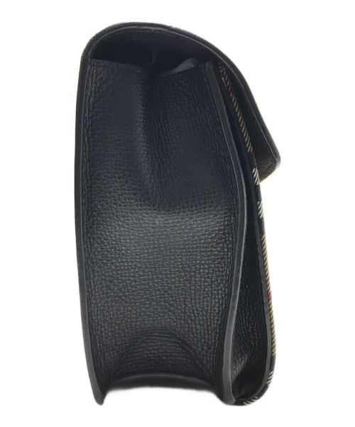 BURBERRY（バーバリー）BURBERRY (バーバリー) LL SM MACKEN DE2 BLACK BK ベージュ×ブラックの古着・服飾アイテム