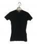 AURALEE（オーラリー）の古着「GIZA SUPER HIGH GAUGE SHEER RIB TEE」｜ブラック