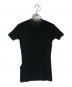 AURALEE (オーラリー) GIZA SUPER HIGH GAUGE SHEER RIB TEE ブラック：4000円