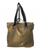 LANVIN en Bleuランバンオンブルー）の古着「2WAYトートバッグ」｜ゴールド
