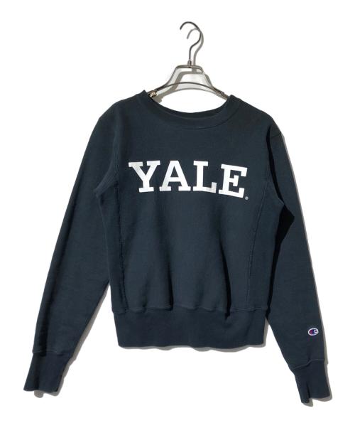 Champion（チャンピオン）Champion (チャンピオン) YALE UNIVERSITY リバースウィーブスウェット ネイビー サイズ:ｓの古着・服飾アイテム