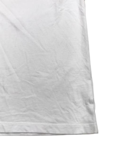 maison kitsune（メゾンキツネ）maison kitsune (メゾンキツネ) ビッグパステルフォックスヘッドロゴTシャツ ホワイト サイズ:Sの古着・服飾アイテム