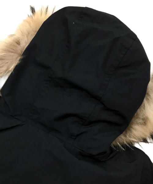 WOOLRICH（ウールリッチ）WOOLRICH (ウールリッチ) フーデッド パデッド パーカー コート ネイビー サイズ:Sの古着・服飾アイテム