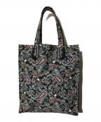 NOMADISノマディス）の古着「ペイズリートートバッグ」｜ブラック