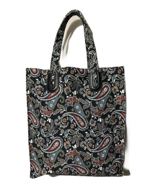 NOMADIS（ノマディス）NOMADIS (ノマディス) ペイズリートートバッグ ブラックの古着・服飾アイテム