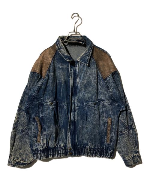 EAGLES RIDGE（イーグルス）EAGLES RIDGE (イーグルス) ウエスタン調デニムブルゾン ブラック サイズ:Lの古着・服飾アイテム