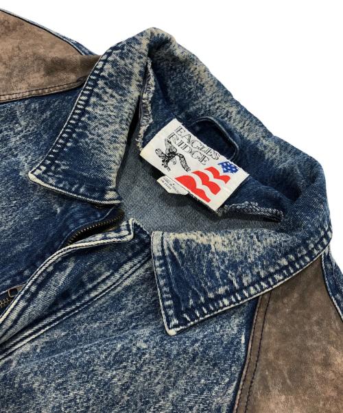 EAGLES RIDGE（イーグルス）EAGLES RIDGE (イーグルス) ウエスタン調デニムブルゾン ブラック サイズ:Lの古着・服飾アイテム