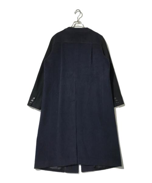 Licht Bestreben（リヒトベシュトレーベン）Licht Bestreben (リヒトベシュトレーベン) アルパカブレンドチェスターコート ネイビー サイズ:Mの古着・服飾アイテム